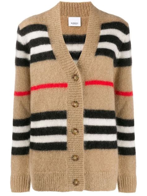 burberry icon stripe cardigan|Burberry knitwear price list.